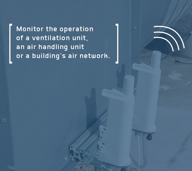 iot sensor, delta air pressure, ventilation system, air handling unit, air network, building