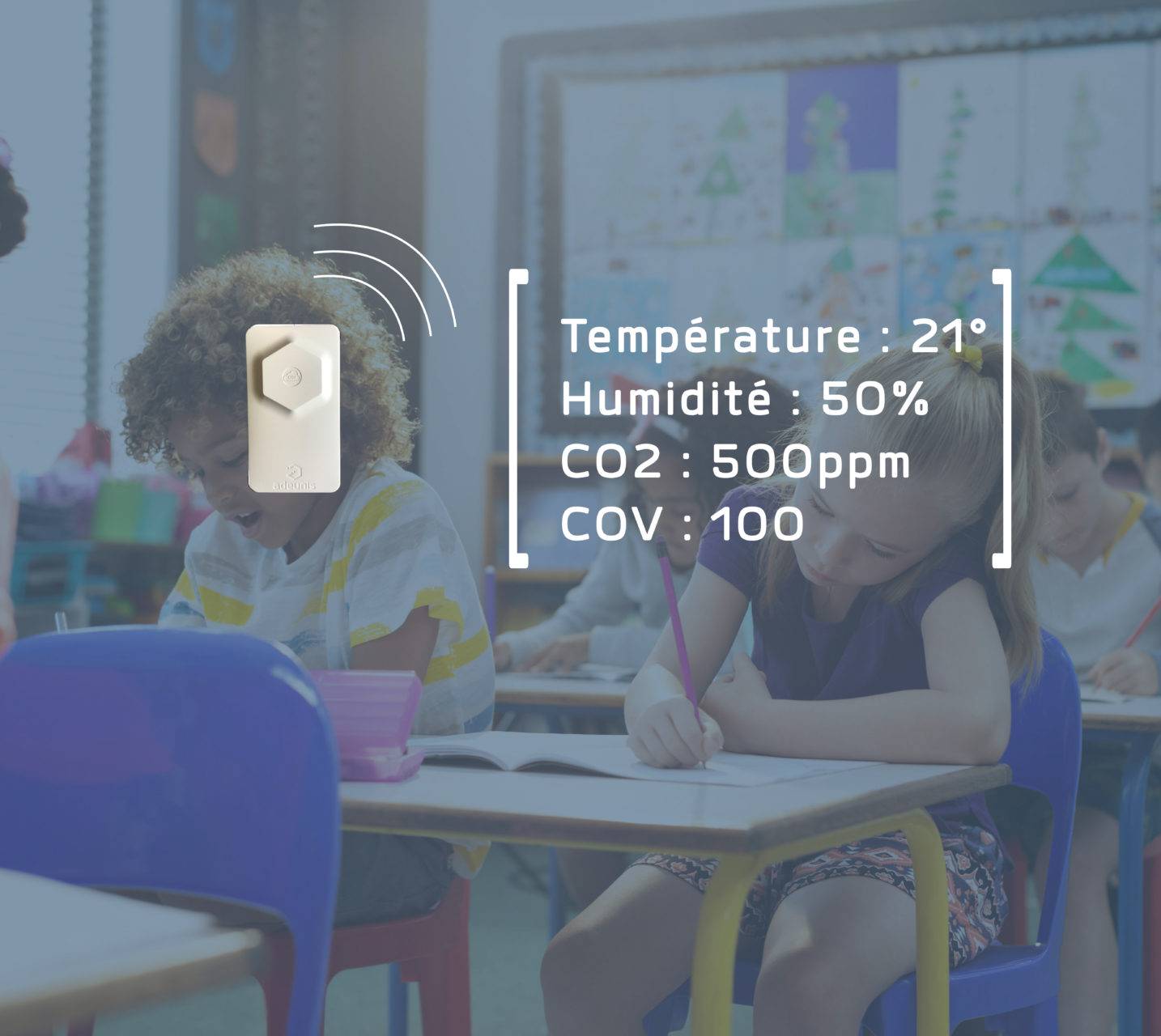 capteur qualité d'air CO2 COV température humidité infra rouge non