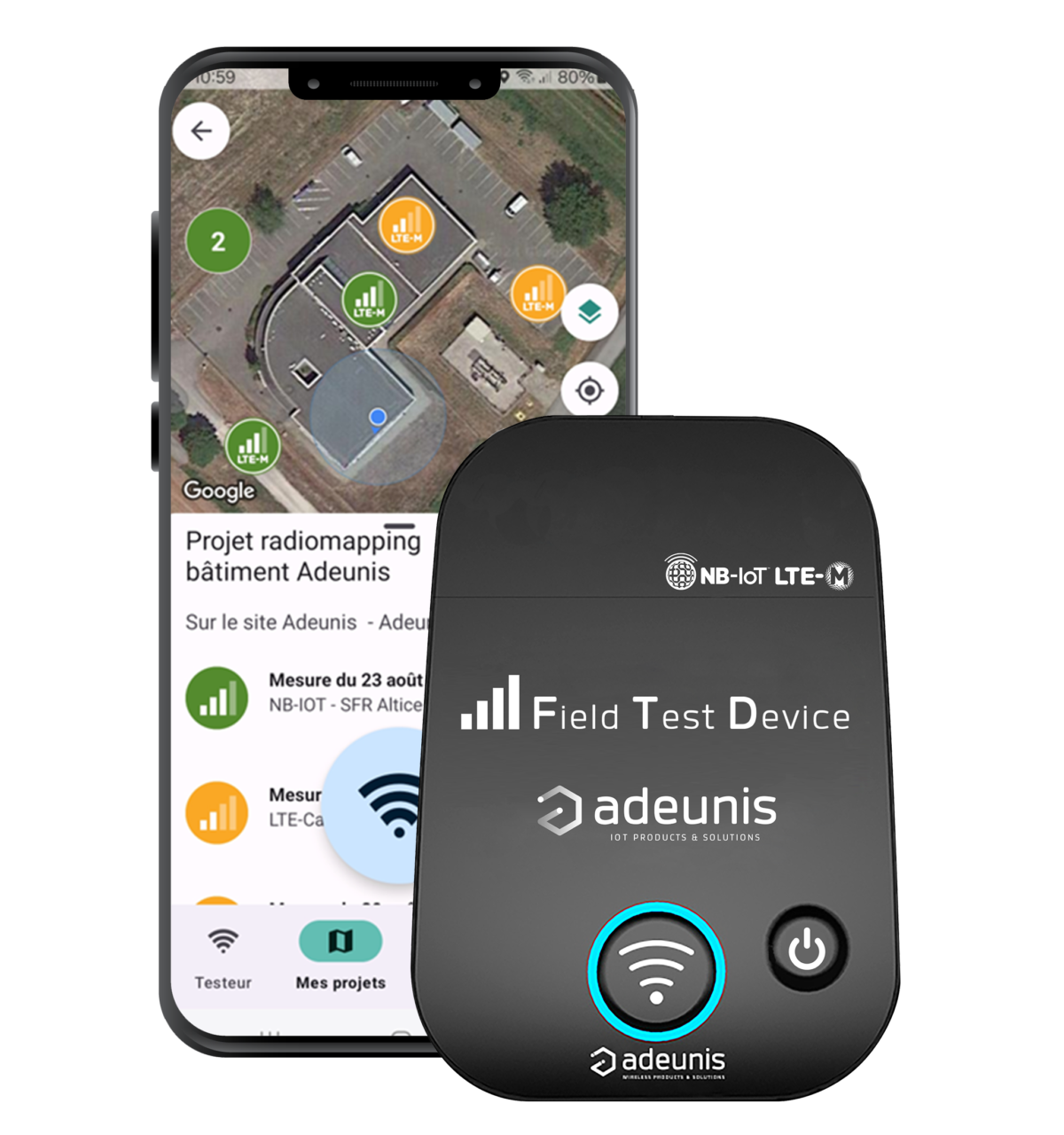 testeur de réseau, NB-IoT, LTE-M, qualité de réseau, réseau cellulaire IoT, FTD, Field Test Device