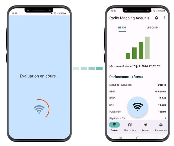 testeur de réseau, NB-IoT, LTE-M, qulité de réseau, réseau cellulaire IoT, Field Test device, FTD